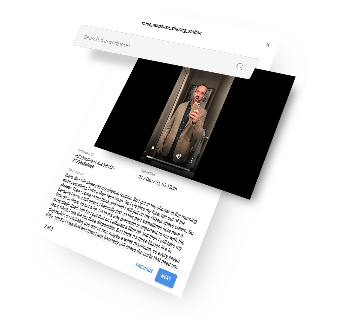 Quant surveys and qual chats on Rivals VoC Research Platform